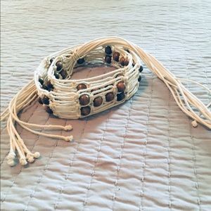 Bead and Crochet Belt 🎉3/$25🎉